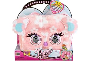 Purse Pets, Print Perfect Bamboo Boo Koala, animale giocattolo e borsa interattiva con oltre 30 effetti sonori e reazioni, giocattoli per bambine dai 5 anni in su
