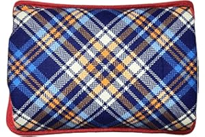 VITBEL Borsa Acqua Calda Elettrica 500W con Morbida Fodera in Peluche, Temperatura Massima 75°C, Ideale come Scaldamani e Scaldapiedi, per Alleviare Dolori Muscolari, Dorsali e Mestruali (Rosso)