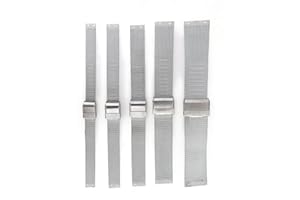 NZZXTO Replacement Stainless Steel Watch Band for Skagen Bering Unisex Watches with Screw
