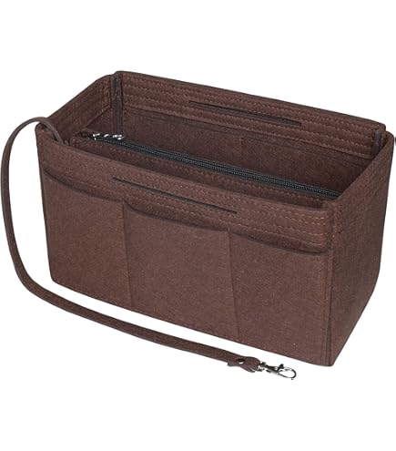 Organizer Per Borsa LV Speedy - Insert In Feltro, Marrone, Per Modelli 20, 25, 30, 35 - Foto 9
