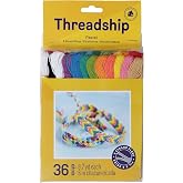 Lot De Fils De Coton à Broder Prism - 36 écheveaux De 8m, 6 Brins Divisibles, Multicolores - 9