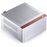Jonsbo NV10 PC Kasası G&uuml;m&uuml;ş | Al&uuml;minyum ve &Ccedil;elikten Mini-ITX Kılıf, USB-C'li Kompakt ITX Kılıf, D&uuml;ş&uuml;k Profilli GPU Desteği