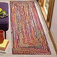 Habere India-All the Cultures Fabricating India Jute Carpet for Living Room, Jute Floor Mat, Rugs for Living Room, Jute Centre Table Carpet (Rectangular - 2 * 5, Multicolor)