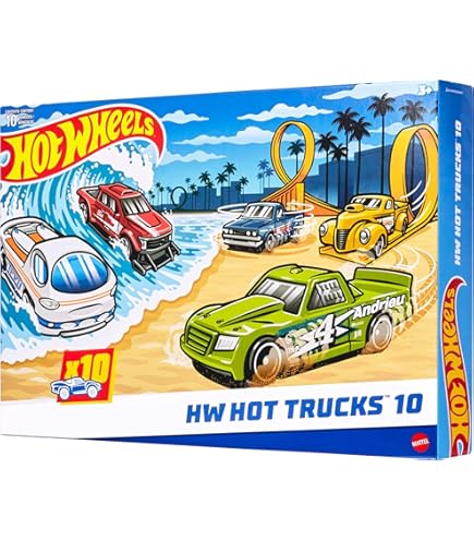 Hot Wheels Street Beasts 5 Car Gift Pack Dvf93 (Styles May Vary