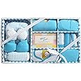 MOM CARE Newborn Baby Gift Set Has All Newborn Baby Essential Clothes in Baby Gift Set for or Girls Unisex 11 pcs Blue