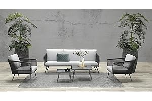 Garden Impressions Aluminium Rope-Lounge Canberra, inklusive wasserabweisender Kissen