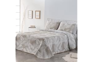 VIALMAN Colcha Bouti Ligera Sofia 30 para Cama de Matrimonio de 150 cm | Colcha Cama 150 | Tamaño Colcha 250x270 cm, Color Marengo