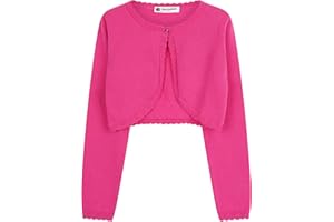 BlackButterfly Les Filles Manches-Longues Tricot Enfants Enfants Boléro Boléro en Maille