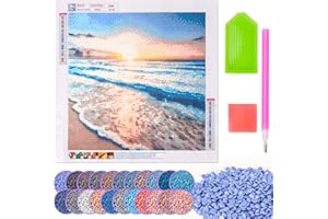 TATEANGNIK Diamond Painting Jouet Fille Enfants 9 10 11 12 Ans, DIY Diamant Painting pour Enfants 9-12 Ans, 5d Peinture Diamant Cadeau Fille Enfant 9 10 11 12 Ans Femmes Adultes Anniversaire Cadeaux