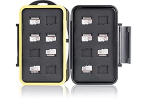 Ares Foto® Etui ochronne/etui na karty pamięci/przechowywanie na 16 x karty Micro SD