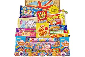 Heavenly Sweets Boite Cadeau Bonbon - Assortiment de Fruit Salads, Swizzels, Lollies, Refresher - Choix de Coffret Cadeaux pour Anniversaire, Noël
