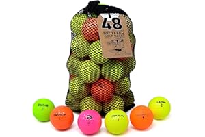 Second Chance Pack de 48 balles de Golf Couleurs Optiques