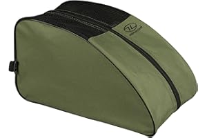 Walking Boot Bag by Highlander Outdoor - Water Resistant Shoe Storage for Walking, Hiking, Football, Rugby | Easy Access, Ventilated, Foldable Design