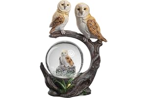impexit Schneekugel Eule, Kunstharz, 10,8 / 4,7 / 8 cm