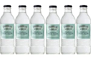 ZEUS PARTY Acqua Tonica Franklin & Sons Tonic Water 200 ml (Sambuco & Cetriolo, 6)