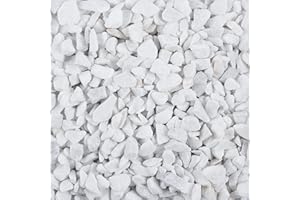 Season Decorative Stones, Decorative Gravel 5-8 mm, White, 1 kg in Bag