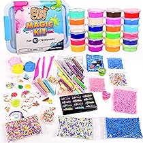 GTPHOM Slime Enfant 108 Pièces, Kit Slime Deja Fait Bricolage