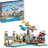 LEGO 41737 Friends Plażowy park rozrywki, wesołe miasteczko do zbudowania, zabawka konstrukcyjna z elementami klocków Technic