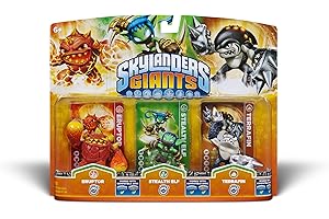 ACTIVISION スカイランダーズ ジャイアント トリプルパック Skylanders Giants Triple Pack (Eruptor, Stealth Elf & Terrafin)「海外直送品・並行輸入品」