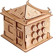 Boîte Secrète En Bois ESC WELT Avec Casse-tête - Jeu D'énigme 3D, Cadeau Créatif Pour Ados Et Adultes