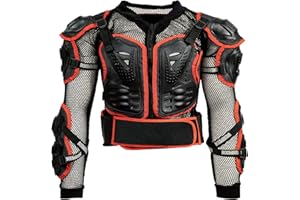 Bohmberg Moto Corps avec Moto Gear Armors Motocross Bikes Guard Approuvé CE Veste de Protection Hommes