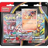 Pok&eacute;mon: Pok&eacute;mon TCG Mega Evolution - Rising Chaos Genişleme Paketi &uuml;&ccedil;l&uuml; zarf seti (bir holografik promosyon kartı ve &uuml;&ccedil; geni
