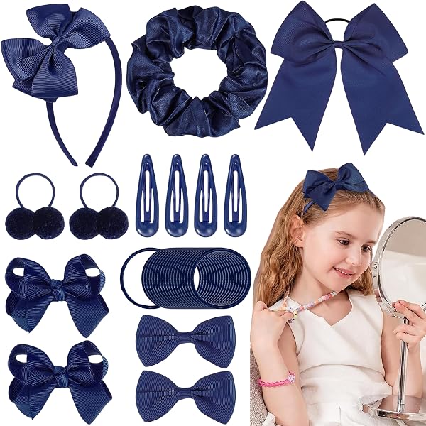 6 Seidige Satin-Haarspangen Mit Schleife – Weiches Haarband, Metall-Clips, 3 Größen, Für Damen & Mädchen