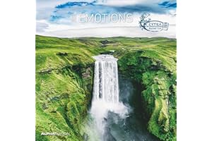 ‎ALPHA EDITION Alpha Edition - Emotions 2025 Broschürenkalender, 30x30cm, Wandkalender mit Platz für Notizen und Termine, schöne Bilder, Monatsübersicht und Ferientermine DE/AT/CH