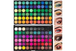 LaRoc Makeup Eyeshadow Palette/Makeup Palette Set of 120 Colours in Neutral, Bold, and Bright Eyeshadow Palettes, Summer Tones Make Up Palette, High Impact Professional Pigmented Make-up Palettes