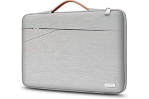 TECOOL 16-calowy pokrowiec na laptopa 16-calowy MacBook Pro M1 M2 M3 Pro/Max 2019-2023, 16'' Lenovo ThinkBook Ideapad Thinkpad ASUS Vivobook Dell, HP, odporny na wstrząsy, wodoodporny, szary