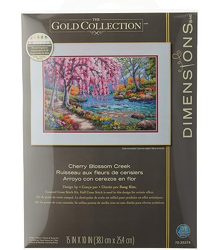 Dimensions Kreuzstick Set 'Northern Night' - 16x12 Zoll Mit Baumwollfäden