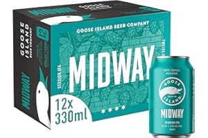 Goose Island Midway Session IPA Craft Beer Cans, 12 x 330ml