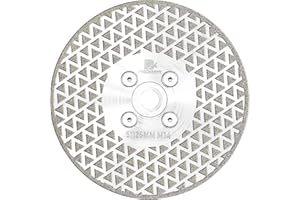 Galwanizowana tarcza szlifierska diamentowa, BRSCHNITT, 125 mm, do marmuru granitowego, jednostronna, powlekana diamentowa tarcza szlifierska z kołnierzem M14, brzeszczot do piły