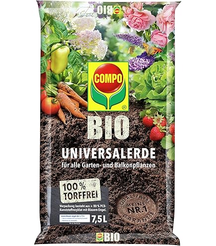 COMPO SANA Qualitts-Blumenerde 70L mit 12 Wochen Dnger
