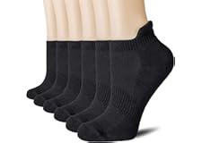 Mens Socks,Anti-Blister Cushioned Breathable Running Cotton Socks, Athletic Ankle Sports Socks