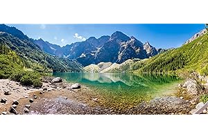 MISHBAY Diamond Painting Adulti Paesaggio montano - 120x50 cm - Diamond Painting - Mosaico Strass fai da te con Tela di Alta Qualità - Creative Hobb