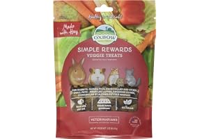 Oxbow SIMPLE REWARDS Treats - Rabbit Guinea Pig Chinchilla VEGGIE 3 oz