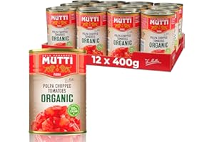 Mutti Organic Chopped Tomatoes 400g (Pack of 12)