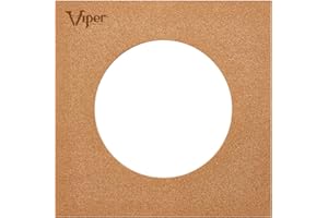 Viper Defender II - Protector de Pared Reversible con Forro de Corcho, se Adapta a dianas de cerdas de 17.7 y 18 Pulgadas, Ajuste de compresión, fácil Montaje, Bronceado, Cuadrado, 28.25 Pulgadas de