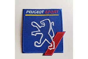 BLUE HAWAI ECUSSON Patches AUFNAHER Toppa THERMOCOLLANT - Peugeot Sport 8,5 * 10 CM