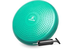 ProsourceFit Core Balance Disc Trainer, Diametro 35,6 cm, con Pompa per Migliorare la Postura, Fitness, stabilità