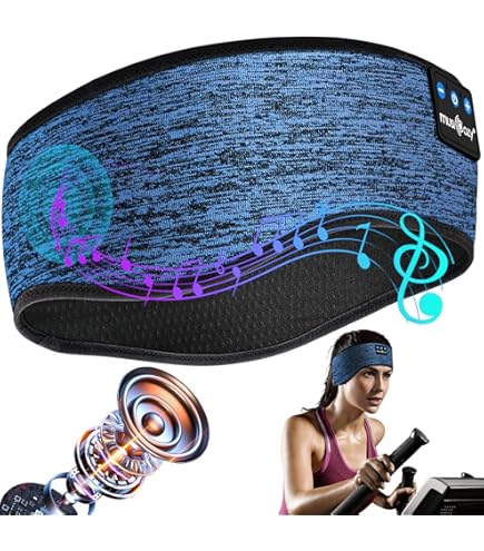 COMISO Écouteurs Bluetooth Sans Fil, IPX7 Étanche, Basses Profondes Stéréo, Sport Oreillette