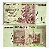 Zimbabwe 200 Million Dollar Bank Note 2008 Uncirculated By Reserve Bank of Zimbabwe