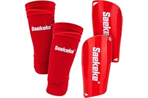 Saekeke Parastinchi da Calcio, Un Modello Leggero con Fascia a Compressione per Bambino, Giovani, Uomo, Unisex Adulto