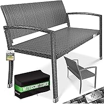 KESSER ® Polyrattan Lounge Aruba - Gartenlounge für 4-5 Personen Gartenmöbel-Set