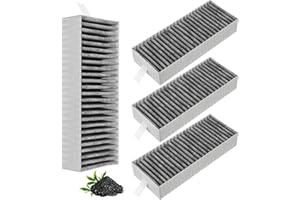 CDDCWZ (actualización) 4 piezas de filtro de carbón activado para Siemens HZ9VRCR0 17004796/ Bosch HEZ9VRUD0 17004811/ Neff Z821VR0 17004806/Gaggenau CA282111accesorios de repuesto de filtro de recirculación