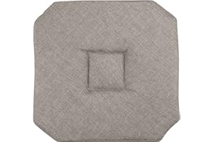 Stof - Cuscino per sedia - Dimensione 40 x 40 cm - 100% poliestere - Colore iuta - Modello Bea - Qualità eccezionale - Confortevole ed elegante - Facile da pulire