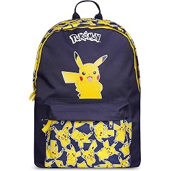 Mybagstory Trousse Pokémon Noir Double Compartiments - Trousse École Enfant 23 Cm - Idéal Maternelle Et Garderie