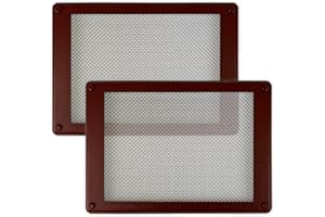 Roshield Pest Proofing Air Brick Mesh Vent Cover | Mouse Insect Rodent Control Prevention x 2 (Brown, Medium)
