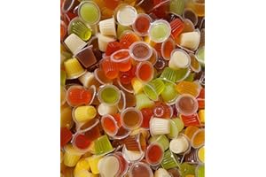 ONLINE REPTILE SHOP 100 Reptile Jelly Pots Reptile Food, Fruit Jelly Cups for Lizards, Geckos, Ants, Birds, Parrots & Feeder Insects (Mixed)